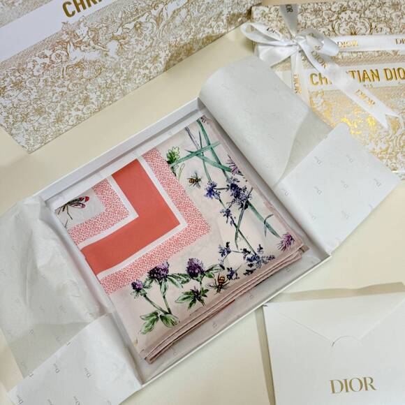 .Dior® Accessories - Dior Floral Square Scarf